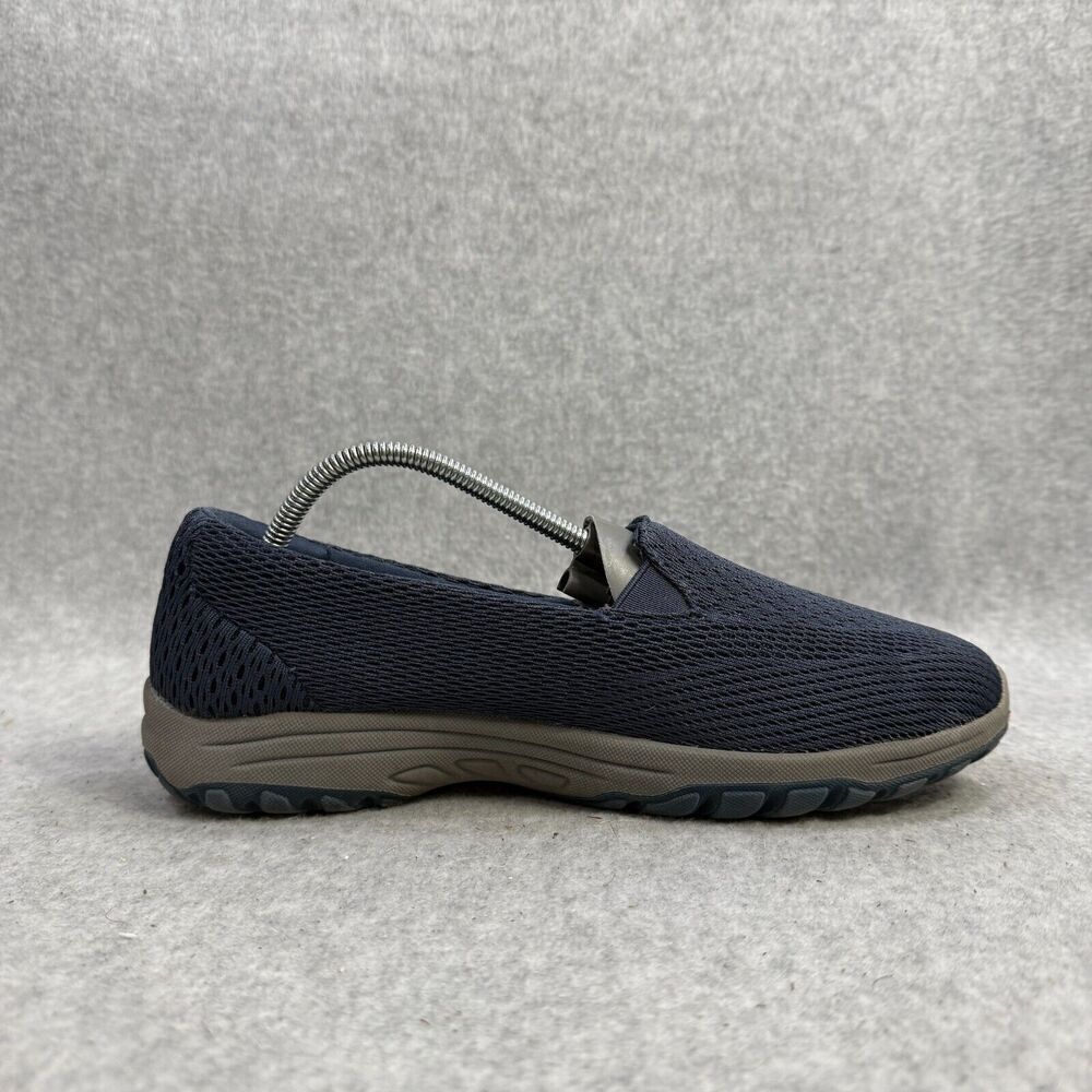 Skechers Shoes Womens Size 8 Relaxed Fit Blue Slip On‎ Comfort Sneakers 158380 - Picture 6 of 9